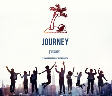 Ofis çalışanları atlama