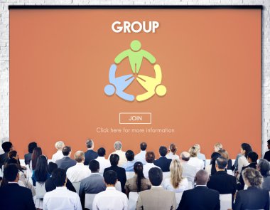 İş adamları kurumsal tartışma sırasında