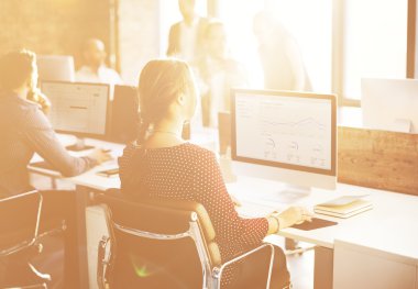 çalışan iş adamları