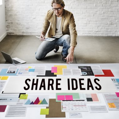 işadamı paylaşımı fikirleri ile çalışma