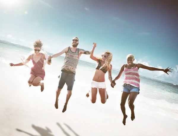 Friends hanging out on party — Stock Photo, Image