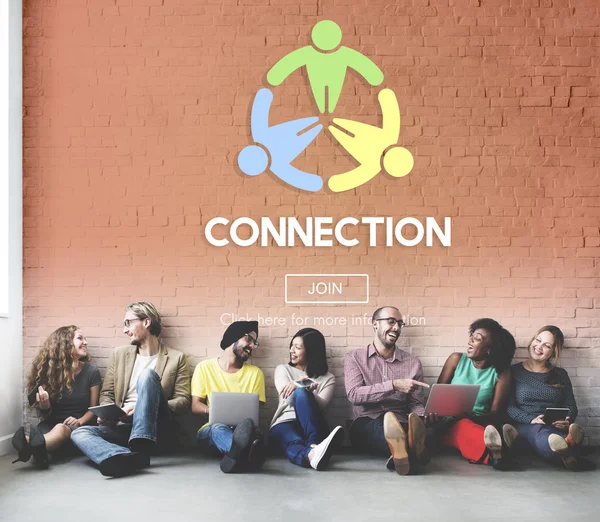 duvar bağlantı ile çeşitlilik arkadaşları