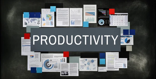 Концепція робочого потоку результатів продуктивності — стокове фото