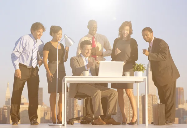 Empresários em reunião — Fotografia de Stock