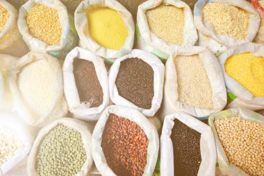 Sağlıklı baklagiller çuval