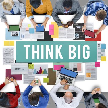 Ofiste çalışan iş ekibi.