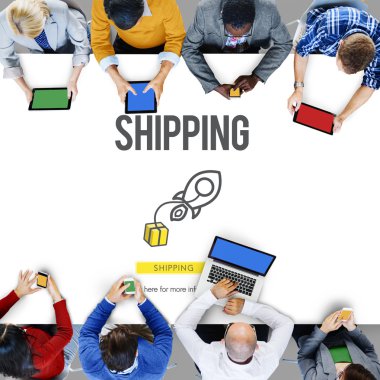 Ofiste çalışan iş ekibi.