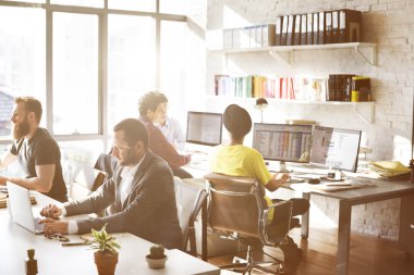 çalışan iş adamları