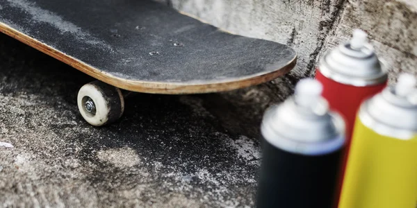 Street Art Skateboard έννοια — Φωτογραφία Αρχείου
