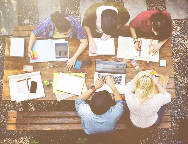 Diverse Group People Working Together — Stock Photo, Image