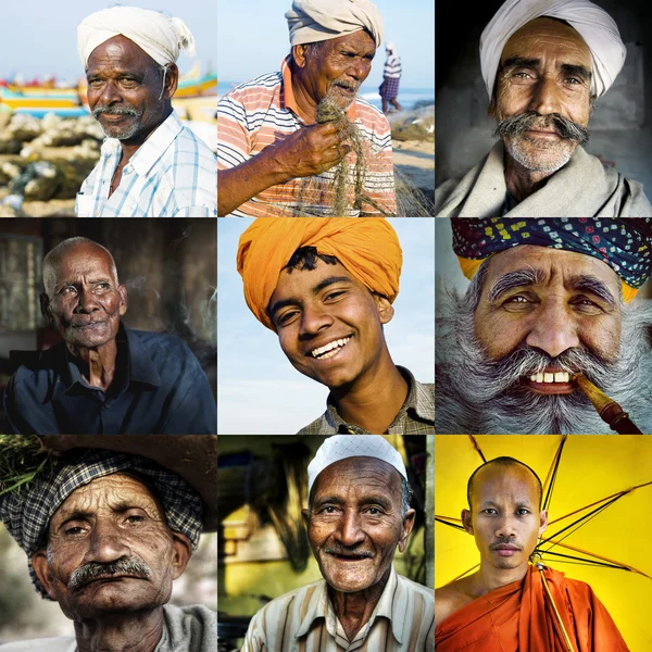 Персоналии: Этническое разнообразие — стоковое фото