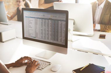 bilgisayar elektronik tablo monitör ile