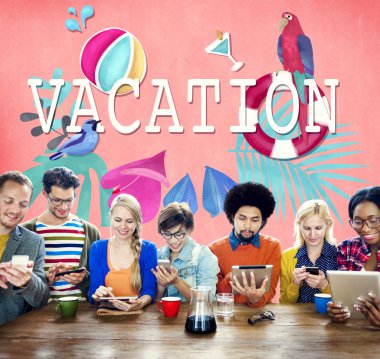 Dijital aygıtlar kullanan insanlar