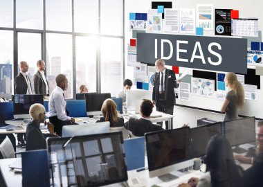 çalışma iş adamları ve fikirler