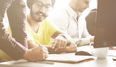 çalışan iş adamları