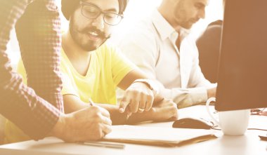 çalışan iş adamları