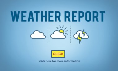 hava raporu konsepti ile şablonu