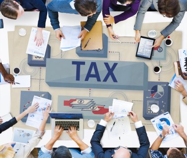 Ofiste çalışan iş ekibi.