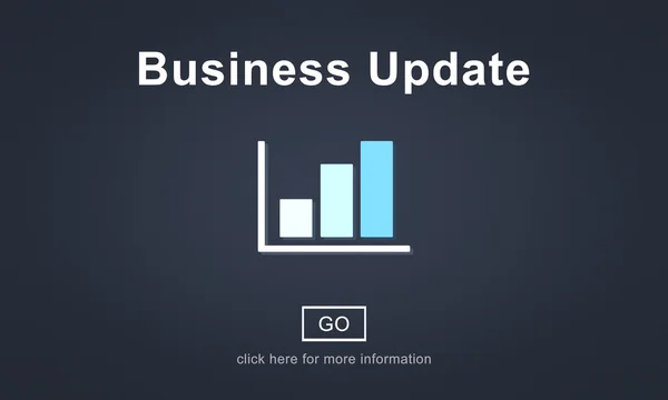 Conceito de atualização de negócios — Fotografia de Stock
