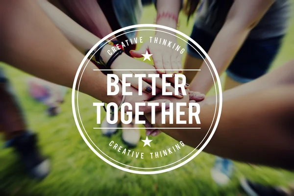 Beter samen Teamwork Concept — Stockfoto
