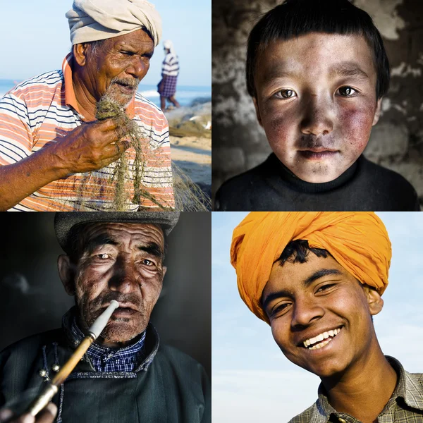Çeşitli etnik insanlar — Stok fotoğraf