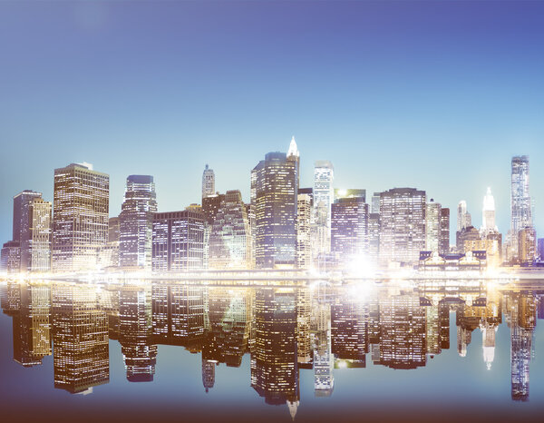 Beautiful modern cityscape