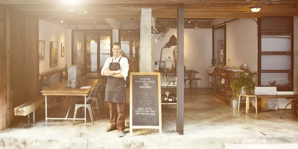 Dono de café — Fotografia de Stock