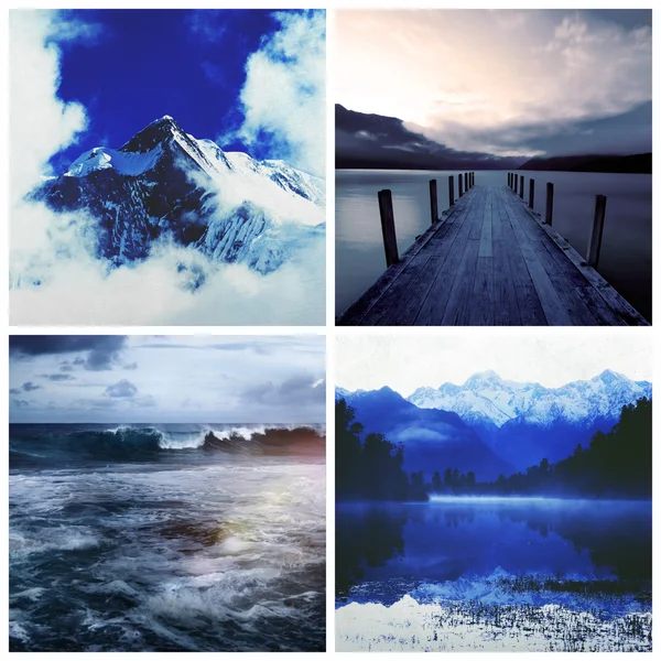 Collage de fotos Vacaciones en la naturaleza —  Fotos de Stock