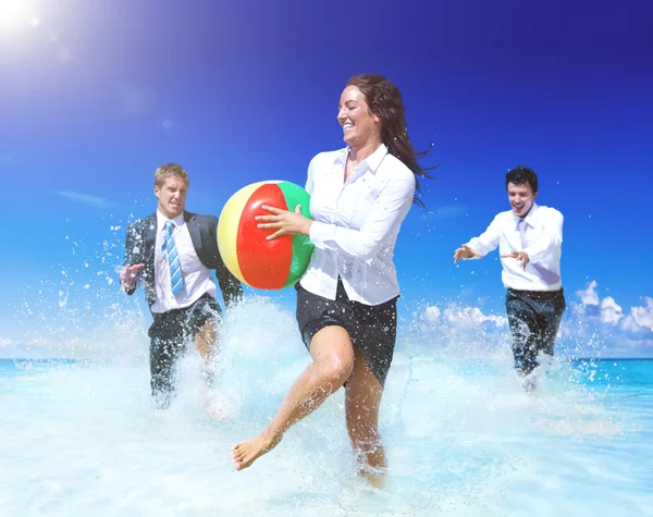 Business people having fun — Stock Photo, Image