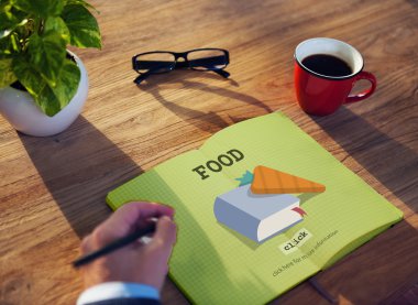 Defterde yazan iş adamı