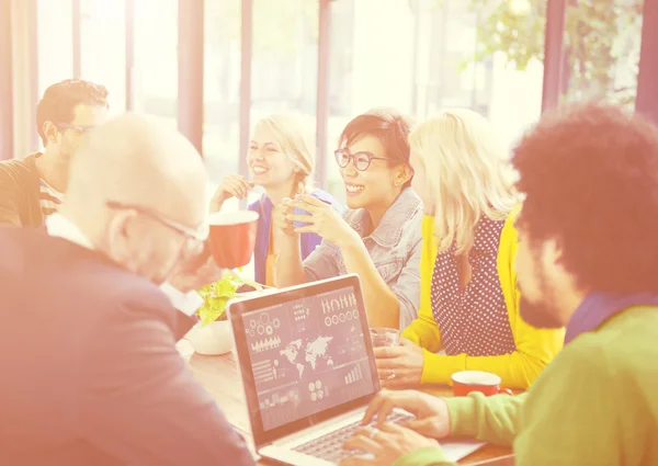 Gente alegre de negocios — Foto de Stock