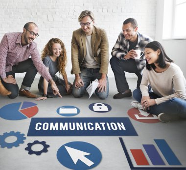 Poster ve iletişim çalışma tasarımcılar