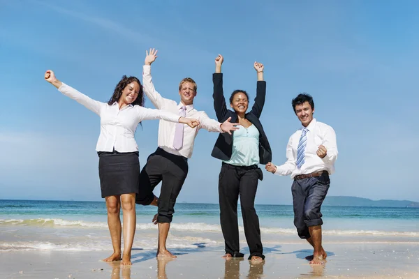 Business people having fun — Stock Photo, Image