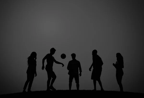 People playing in Football — Stock Photo, Image