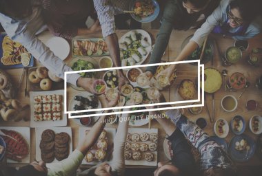 Tablo ve rozet için yeme arkadaşlar