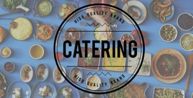 insanlar ve gıda Catering ile