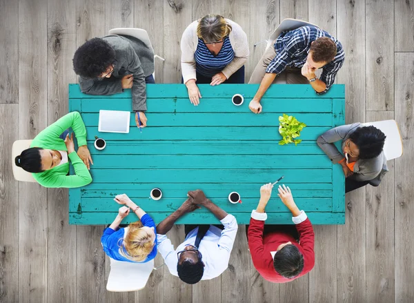 Business Team in Discussion on Meeting — Stock Photo, Image