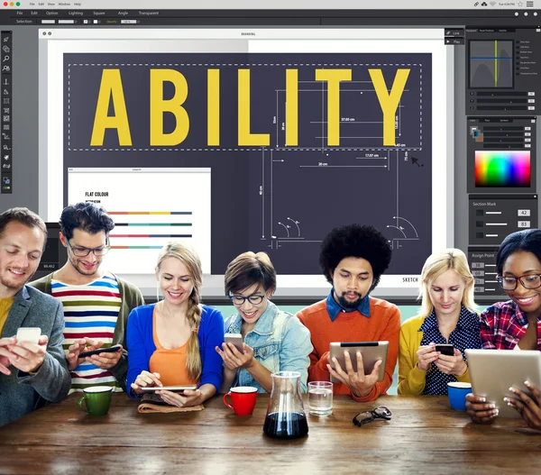 Diversity People and Potential Skills Concept — Stock Photo, Image