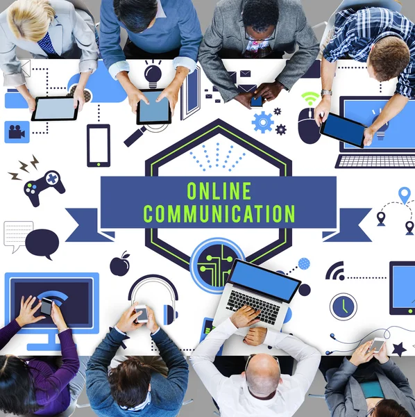 Ofiste çalışan iş ekibi.