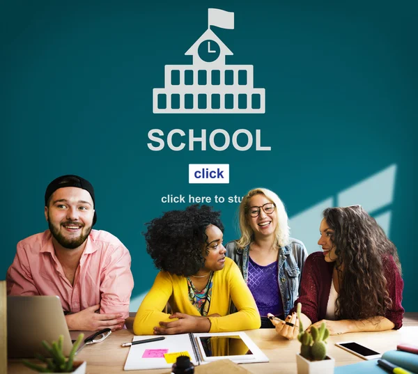 School onderwijs concept — Stockfoto