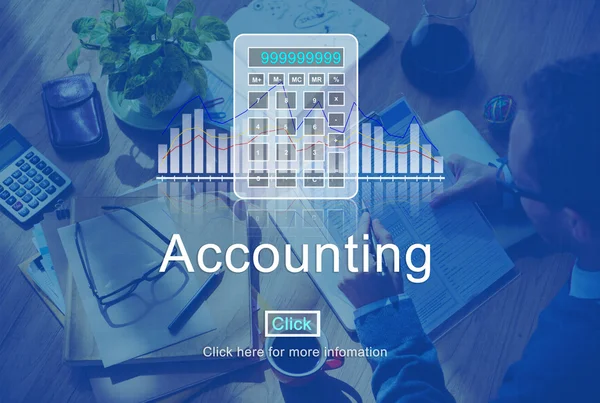 Accounting Business, Credit Economy Concept — Stock Photo, Image