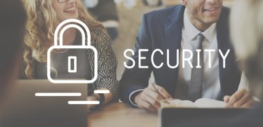 Toplantı üzerinde konuşmayı iş adamları 