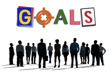 İş grubunun siluetleri