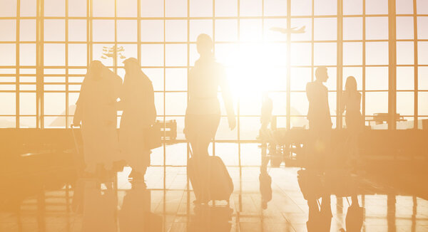 Силуэты бизнес-группы
