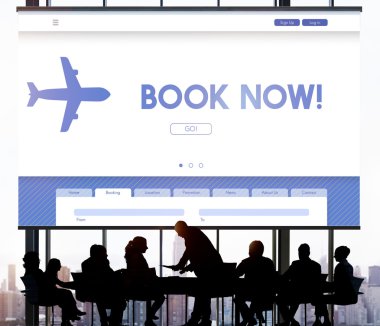 İş grubunun siluetleri