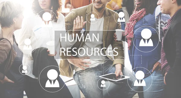 Personas que discuten recursos humanos —  Fotos de Stock