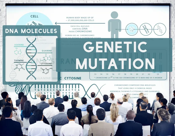 セミナーや遺伝子の突然変異操作の人々 — ストック写真