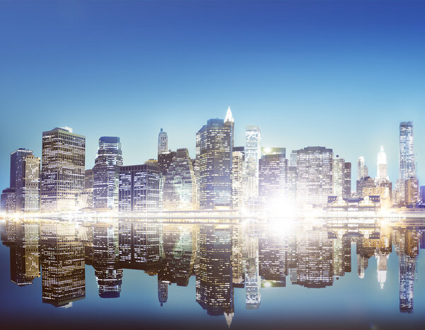 Beautiful modern cityscape