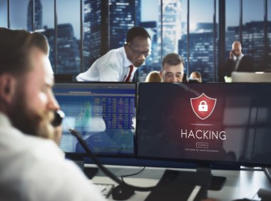 çalışma iş adamları ve Hacking