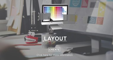 monitör ofis ve grafik simgeleri